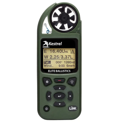 Medidor meteorológico de balística aplicada Kestrel 5700 ELITE con Bluetooth LiNK | Desert Tan