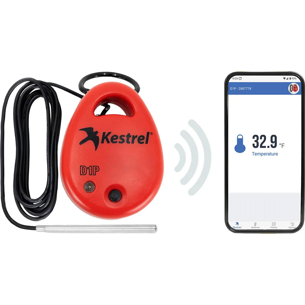 Kestrel DROP D1P Wireless Temperature Sensor and Data Recorder