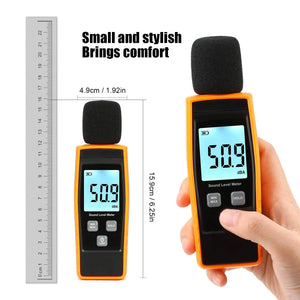 Decibel Meter, Digital Sound Level Meter with 30 to 130 dBA Measuring Range