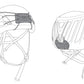 DUO HELMET ADAPT - Accessory for mounting a DUO headlamp on a Petzl helmet