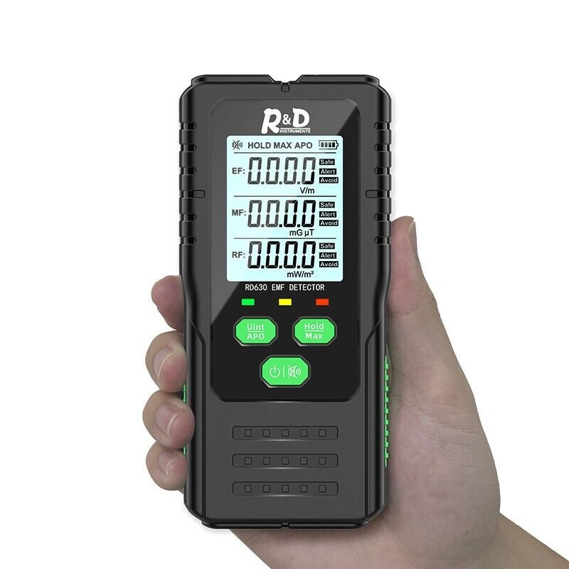 R&D 3 in 1 EMF Meter, EF, MF, RF