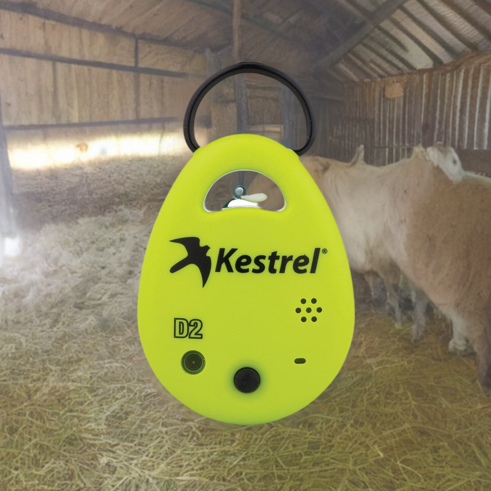 Monitor de estresse térmico de gado Kestrel DROP D2AG