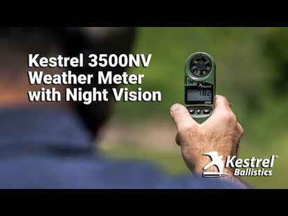 Kestrel 3500NV Pocket Weather Meter avec rétroéclairage NV