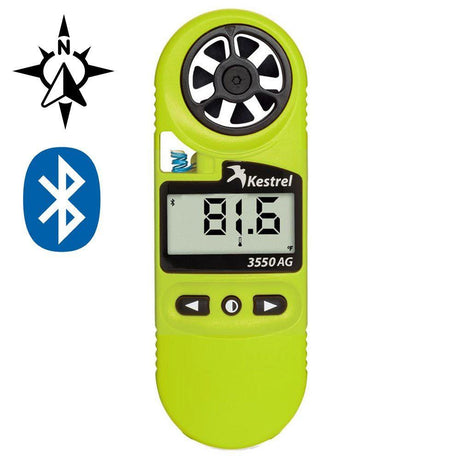 Kestrel 3550AG Pocket Delta T Crop Spraying Weather Meter - ExtremeMeters.com