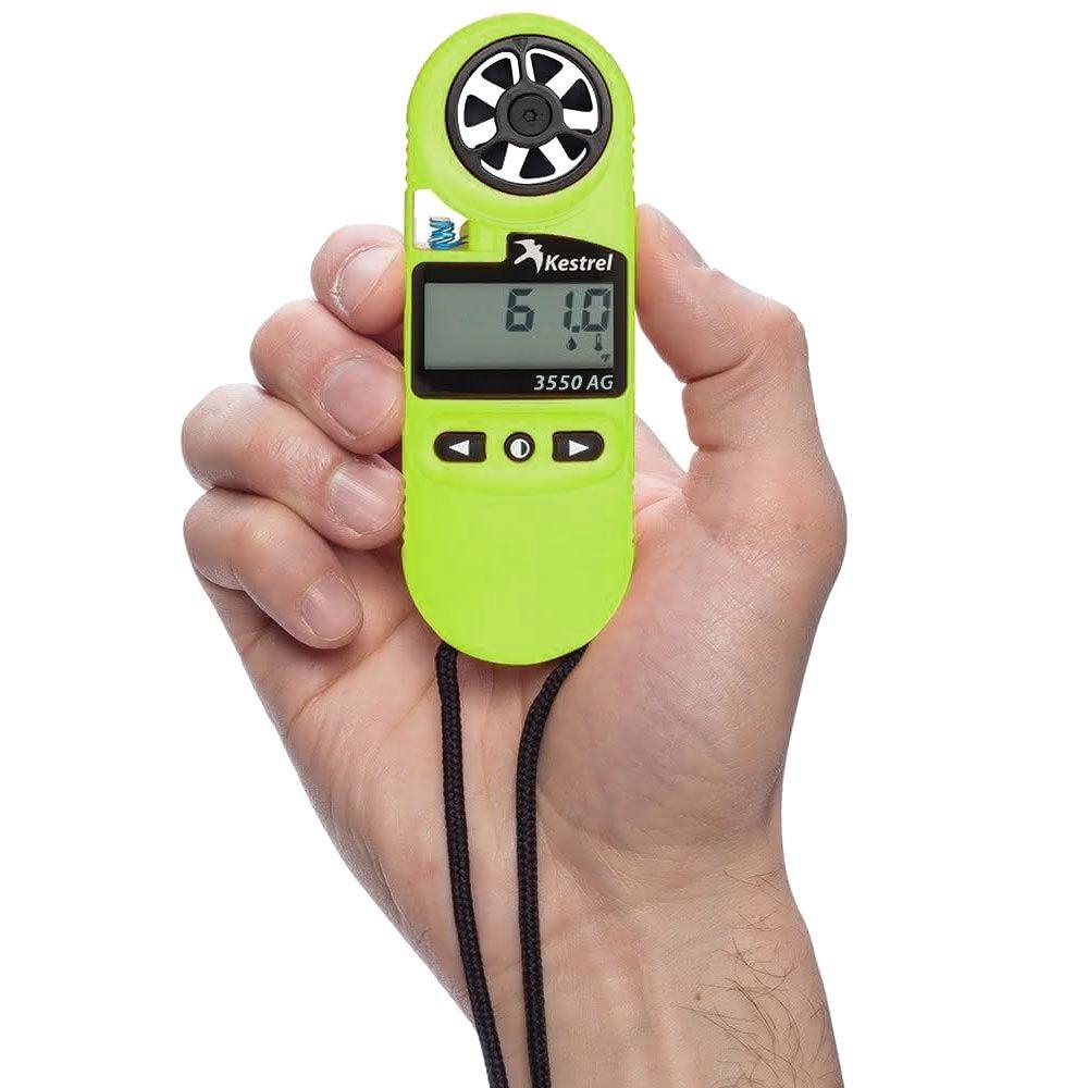 Kestrel 3550AG Pocket Delta T Crop Spraying Weather Meter - ExtremeMeters.com