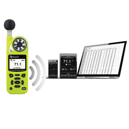 Kestrel 5400AG Livestock Heat Stress Tracker with LiNK + Vane Mount - ExtremeMeters.com